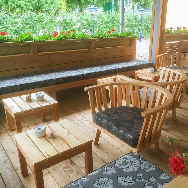 Gastro Stühle, Gastro Tische, Möbel Massivholz, Outdoormöbel, Gastro Sitzbank