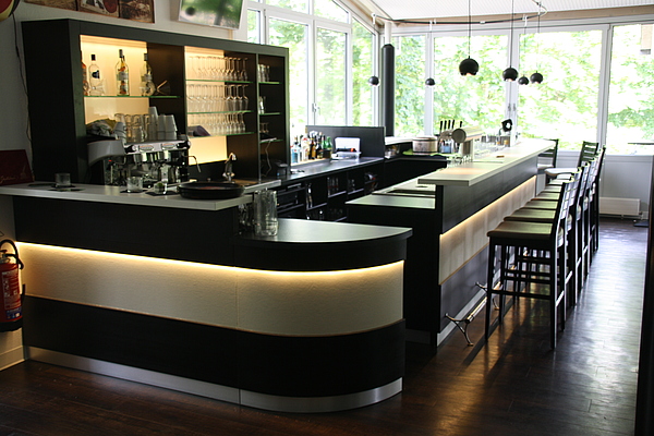 Gastro Theke, Gastro Thekenfront, Gastro Thekenverkleidung, Gastro Theke Holz