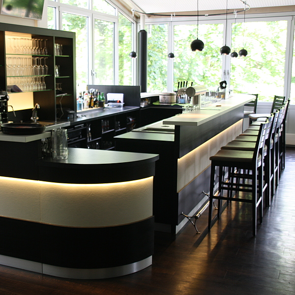 Gastro Theke, Gastro Thekenfront, Gastro Thekenverkleidung, Gastro Theke Holz