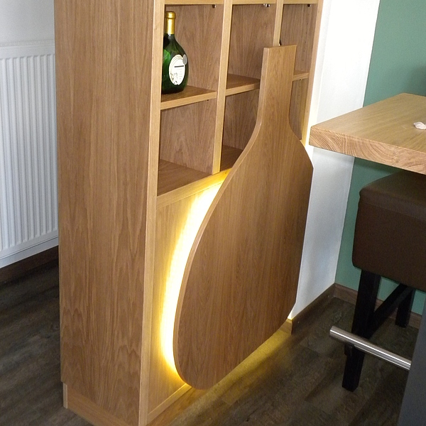 Weinregale ob eckig oder rund, Weinregale ob lang oder kurz, Weinregale in Holz