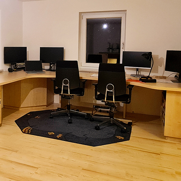 Home Office Möbel, Büro Möbel, Schreibtisch nach Maß, Schreibtisch Holz