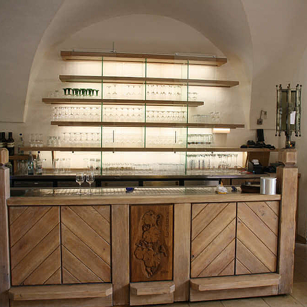 Weinregal, Vinothek, Ladenbau, Weinregal nach Maß