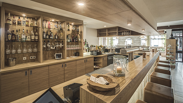 Thekenfron, Gastro Theke, Gläserschrank, Rückschrank Theke
