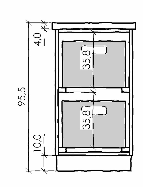 Leergutschrank, Thekenschrank, Thekenzubhör